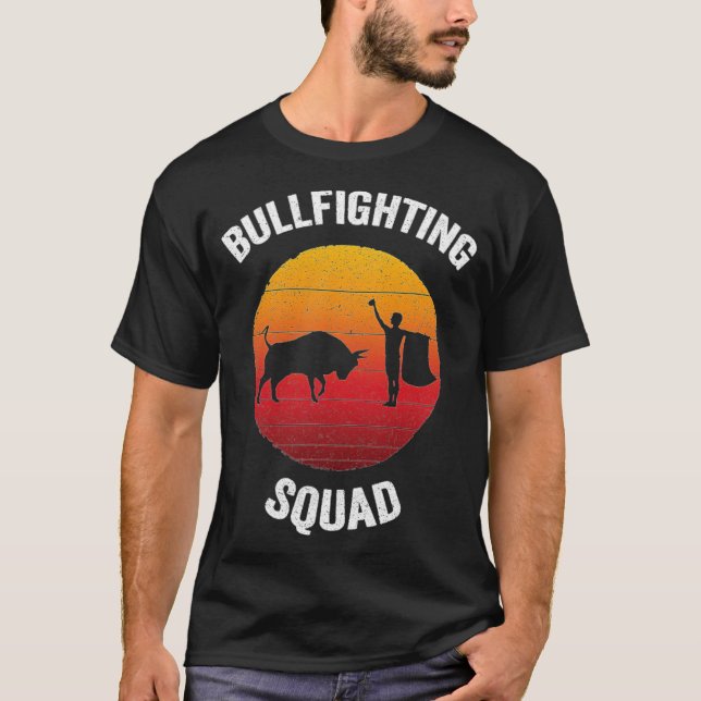 T-shirt Bullfighting Squad Vintage (Devant)