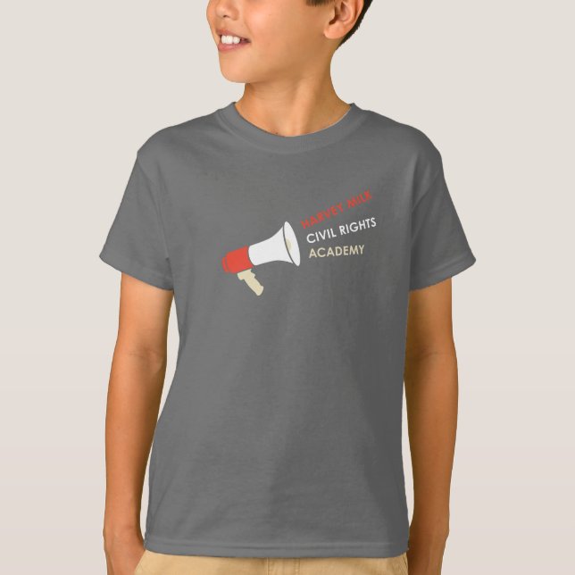 T-shirt Bullhorn sur les enfants chemise grise de base (Devant)