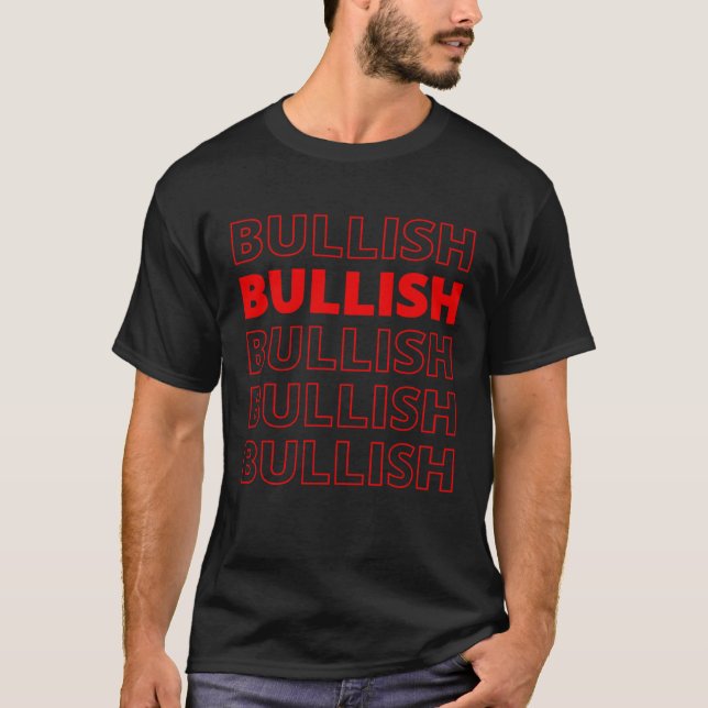 T-shirt Bullish Cryptocurrency Hodl To The Moon Crypto Mil (Devant)