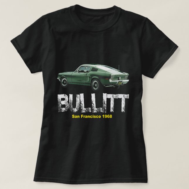 T-shirt Bullitt Muscle Car (Design devant)