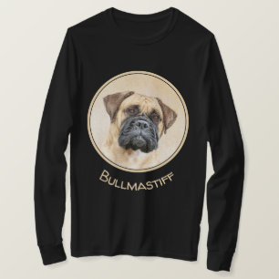T-shirt Bullmastiff Peinture - Joli chien d'origine art