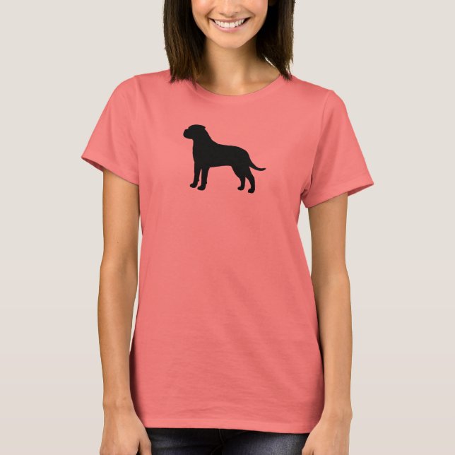 T-shirt Bullmastiff Silhouette (Devant)