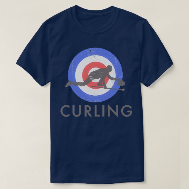 T-shirt Bullseye Curling 3 (Design devant)