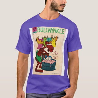 T-shirt Bullwinkle Comic Book Day de blanchisserie