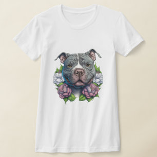 T-shirt Bully Américaine Avec Fleurs