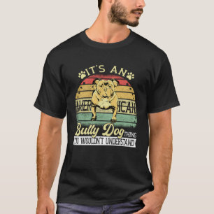 T-shirt Bully XL Pitbull C est une histoire de chien Ne co