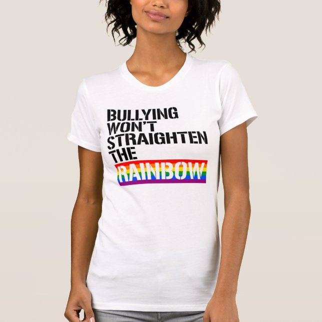 T-SHIRT BULLYING NE FERA PAS TOURNER LA COUPE DE PLUIE (Devant)
