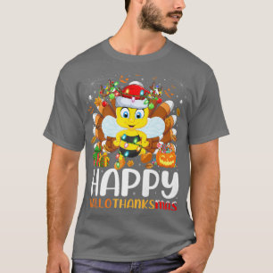 T-shirt Bumble Bee Lover Halloween Christmas Happy Halloth