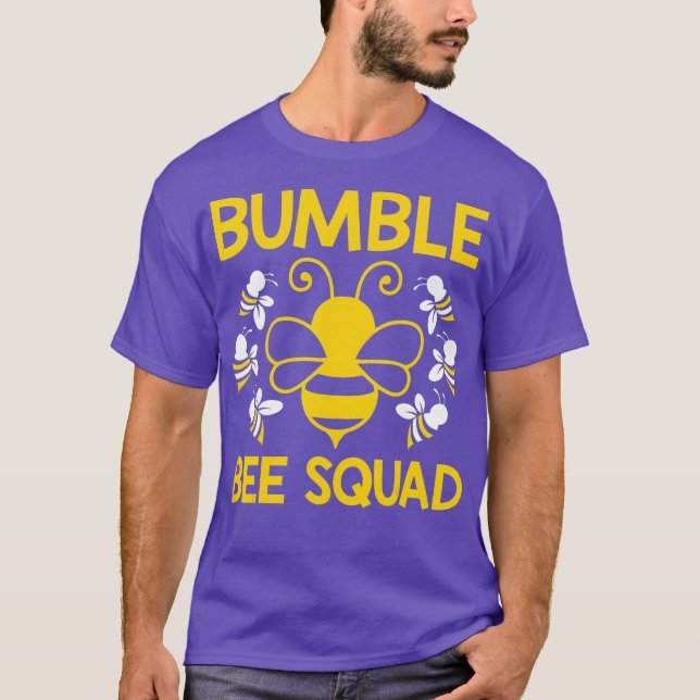 T-shirt Bumble Bee Squad Bumblebee Team Famille (Devant)