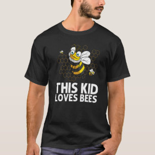 T-shirt Bumblebebe Pour Enfants Garçons Filles Apiariste A