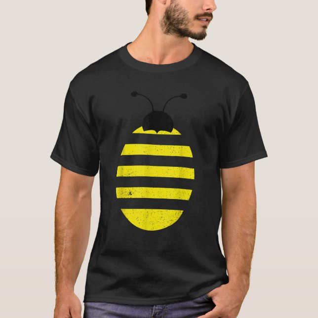 T-shirt Bumblebee Costume drôle Halloween Bee Don Teft (Devant)