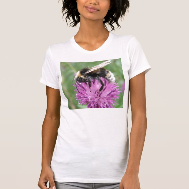 T-shirt Bumblebee sur un Thistle Ladies Tee (Devant)