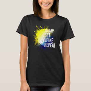 T-shirt Bump Set Spike Répéter Volleyball Athlete Sports