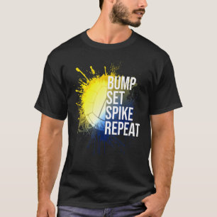T-shirt Bump Set Spike Répéter Volleyball Athlete Sports