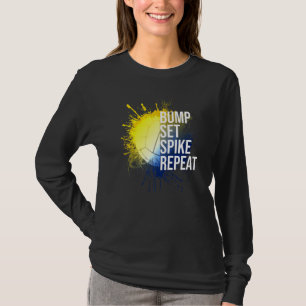 T-shirt Bump Set Spike Répéter Volleyball Athlete Sports