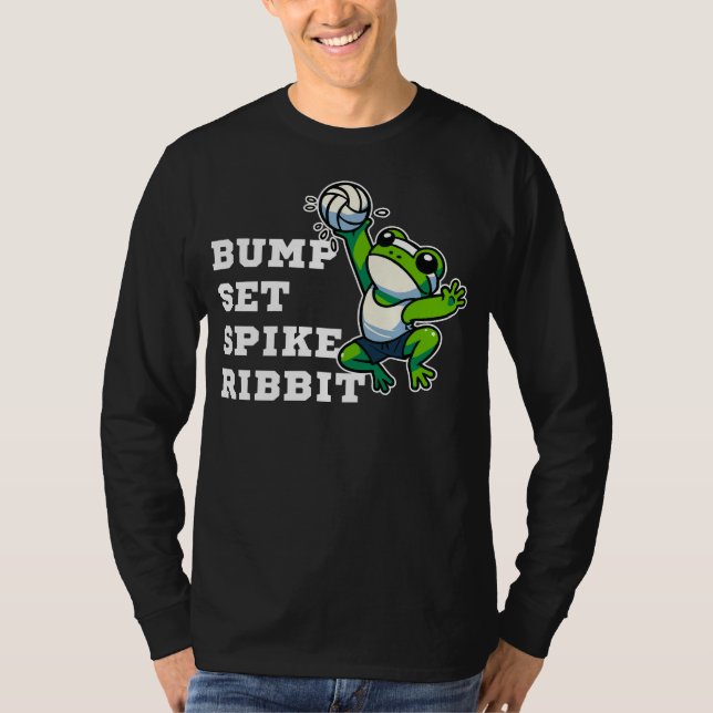 T-shirt Bump, Set, Spike, Ribbit (Devant)