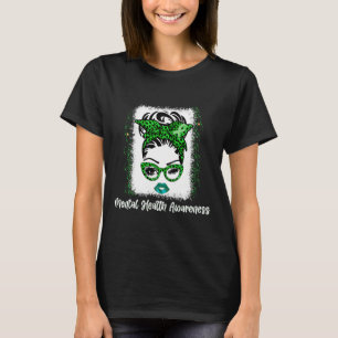 T-shirt Bun Mental Health Awareness Ribbon Mois Mai 2022