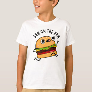 T-shirt Bun Sur La Course Funny Burger Pun