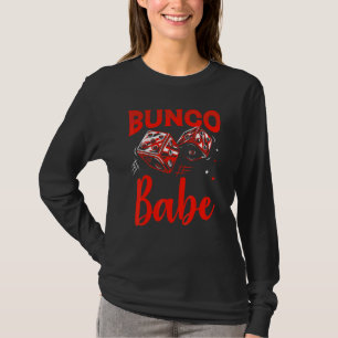 T-shirt Bunco Babe Joueuse de Bunco Jeu de Dés Femmes Fi