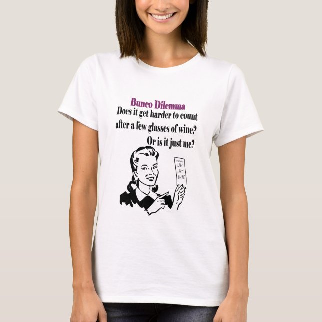 T-shirt Bunco - Dilema drôle (Devant)