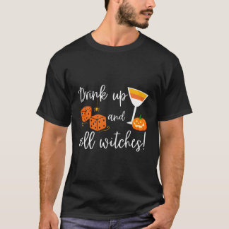 T-shirt Bunco Halloween Boire Et Roll Sorches