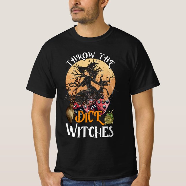 T-shirt Bunco Jetez les sorcières de dés Bunco Jeu Lover H (Devant)
