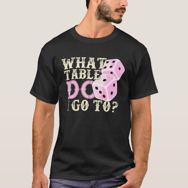 T-shirt Bunco Player  What Table Dice Game Night (Devant)