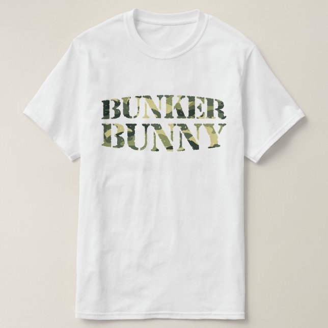 T-SHIRT BUNKER BUNNY CAMO / CAMOUFLAGE (Design devant)