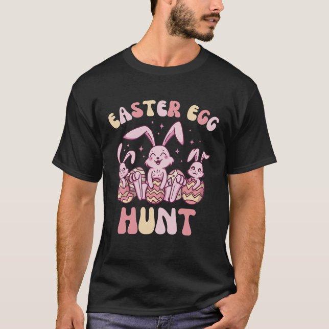 T-shirt Bunnies Easter Egg Hunt  Bunny Easter for Boys Gir (Devant)