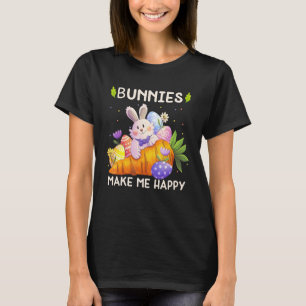 T-shirt Bunnies Me Rendre Heureux Enfants Filles Maman Mig