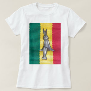T-shirt Bunny à Rasta Couleurs : Une touche d'art Super