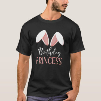 T-shirt Bunny Anniversaire Princesse Correspondante Famill