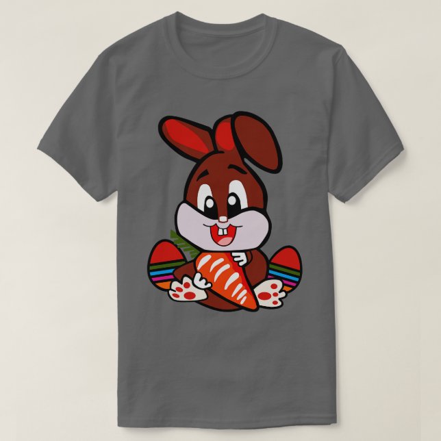 T-shirt Bunny Brown de Pâques (Design devant)