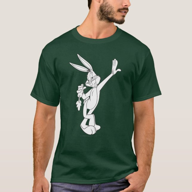 T-shirt BUNNY™ Carotte mangeuse de BUGS BUNNY (Devant)