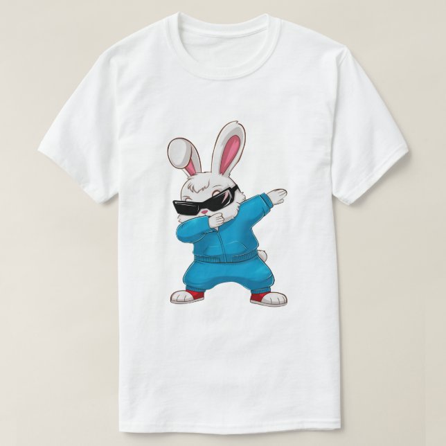 T-shirt Bunny Dabbing (Design devant)