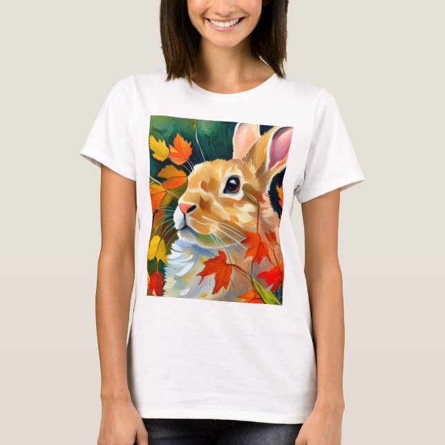T-shirt Bunny d'automne (Devant)
