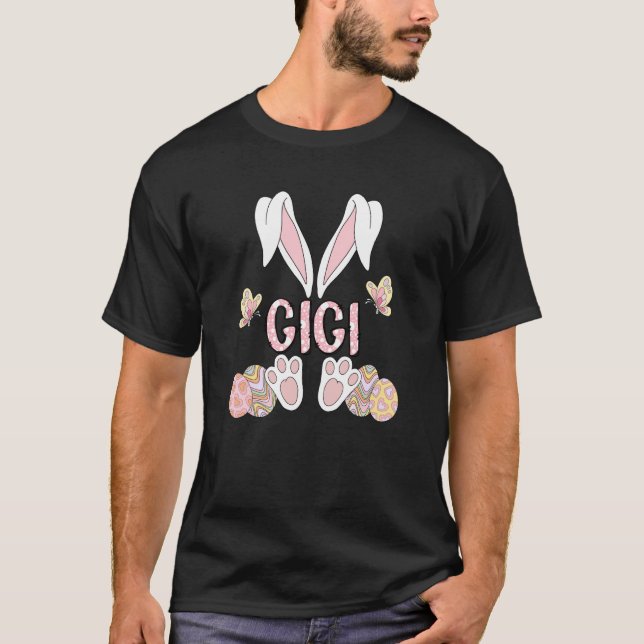 T-shirt Bunny Ears Gigi Easter Day Gigi Bunny Family Match (Devant)