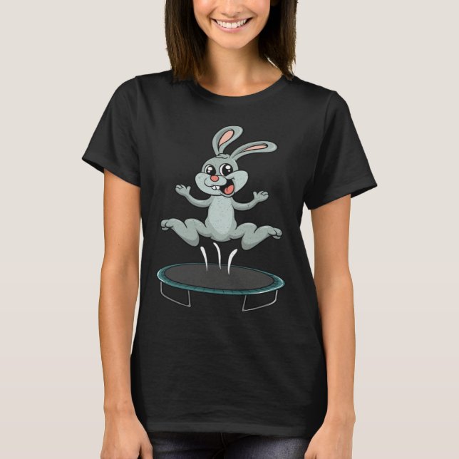 T-shirt Bunny  Easter Bunny  Trampoline  Party (Devant)