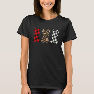 T-shirt Bunny Easter Leopard Plaid Buffalo Rabbit Easter D