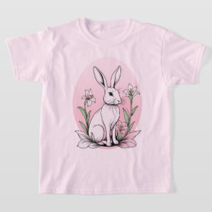 T-shirt Bunny et Lilies