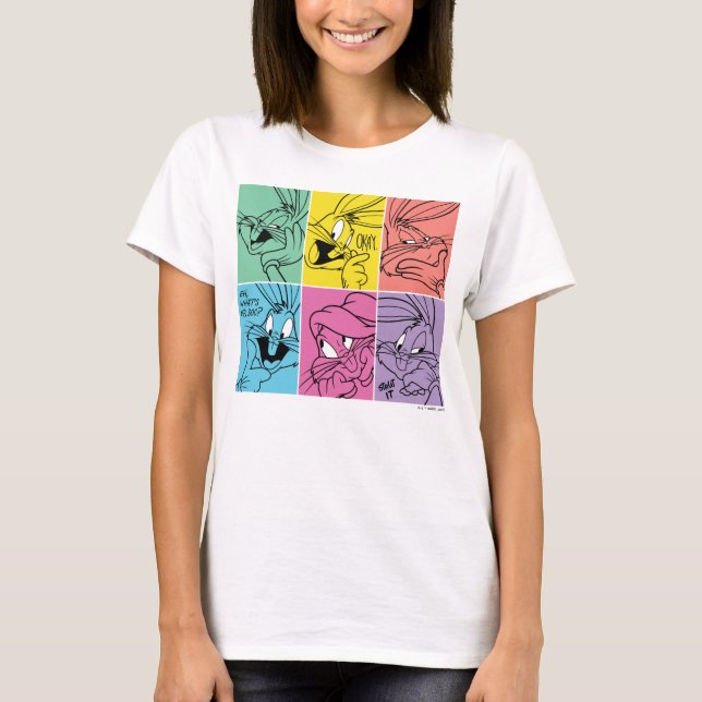 T-shirt BUNNY™ - Expressions de blocs de couleur (Devant)