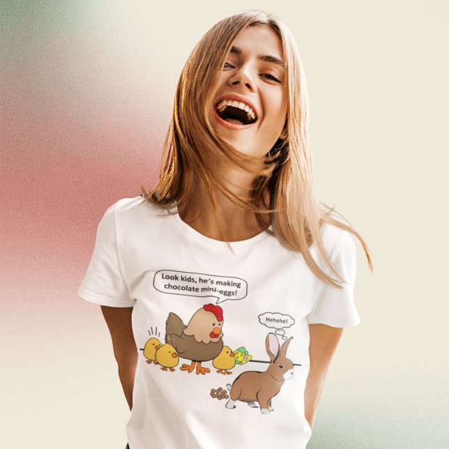 T-shirt Bunny fait chocolat poop drôle dessin animé (Créateur téléchargé)