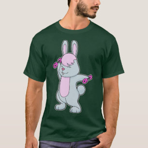 T-shirt Bunny Fitness Haltère