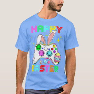 T-shirt Bunny Gaming Contrôleur Vidéo Jeu Lover Gamer Eas