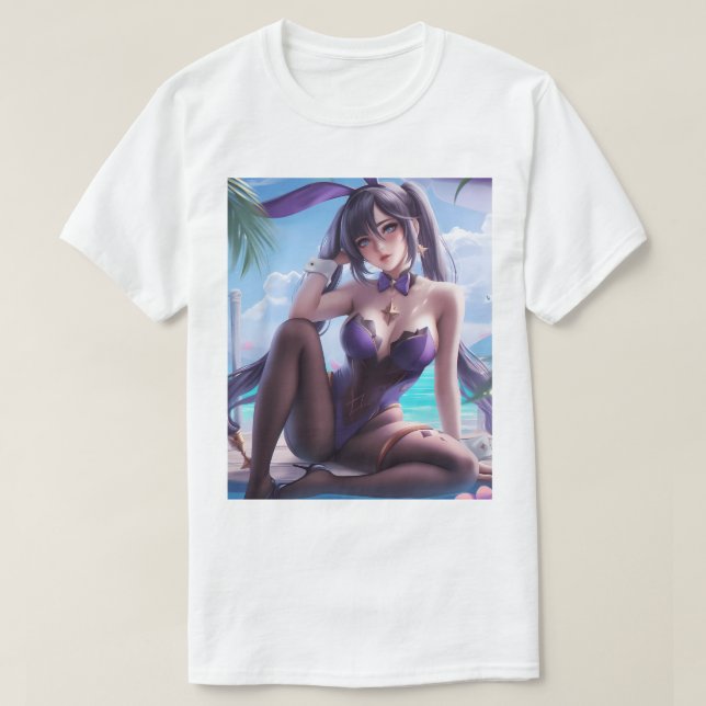 T-shirt Bunny Girl Mona 44 (Design devant)