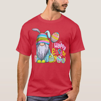 T-shirt Bunny Gnome Oeufs de Pâques Chasse Joyeux Amoureux