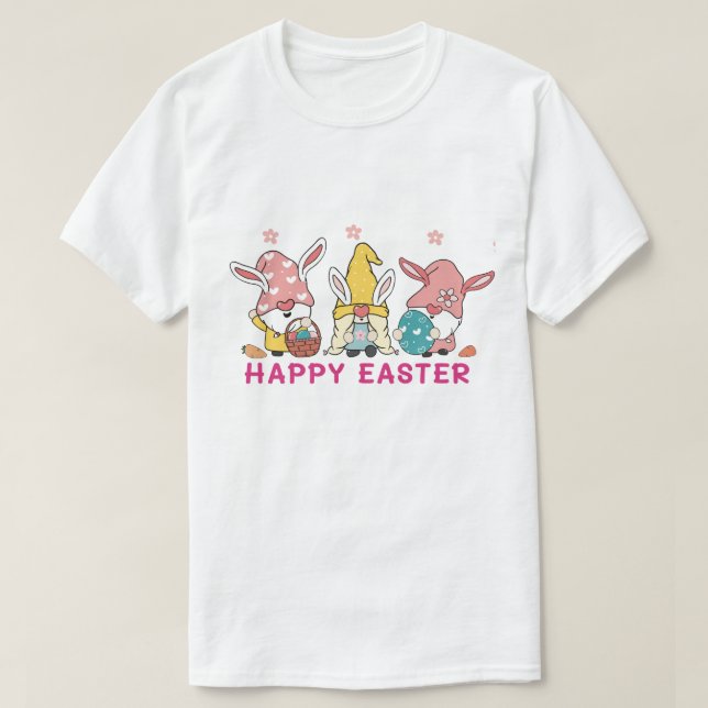 T-shirt Bunny Gnomes de Pâques (Design devant)