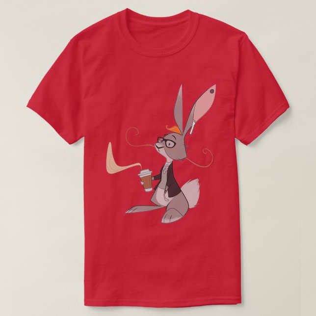 T-shirt Bunny Hipster (Design devant)
