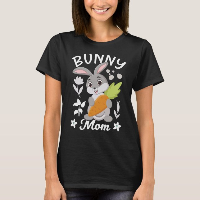T-shirt Bunny Holding Carrot Bunny Costume (Devant)