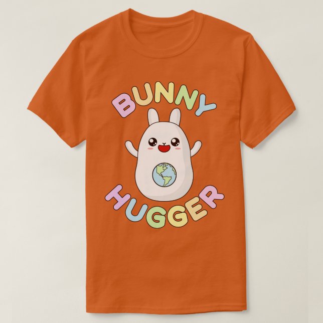 T-shirt Bunny Hugger Greta Thunberg Alias Hommage 1 (Design devant)